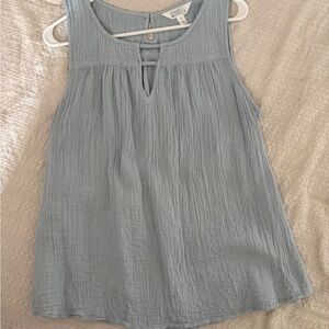 Market & Spruce Light Blue Tank Top